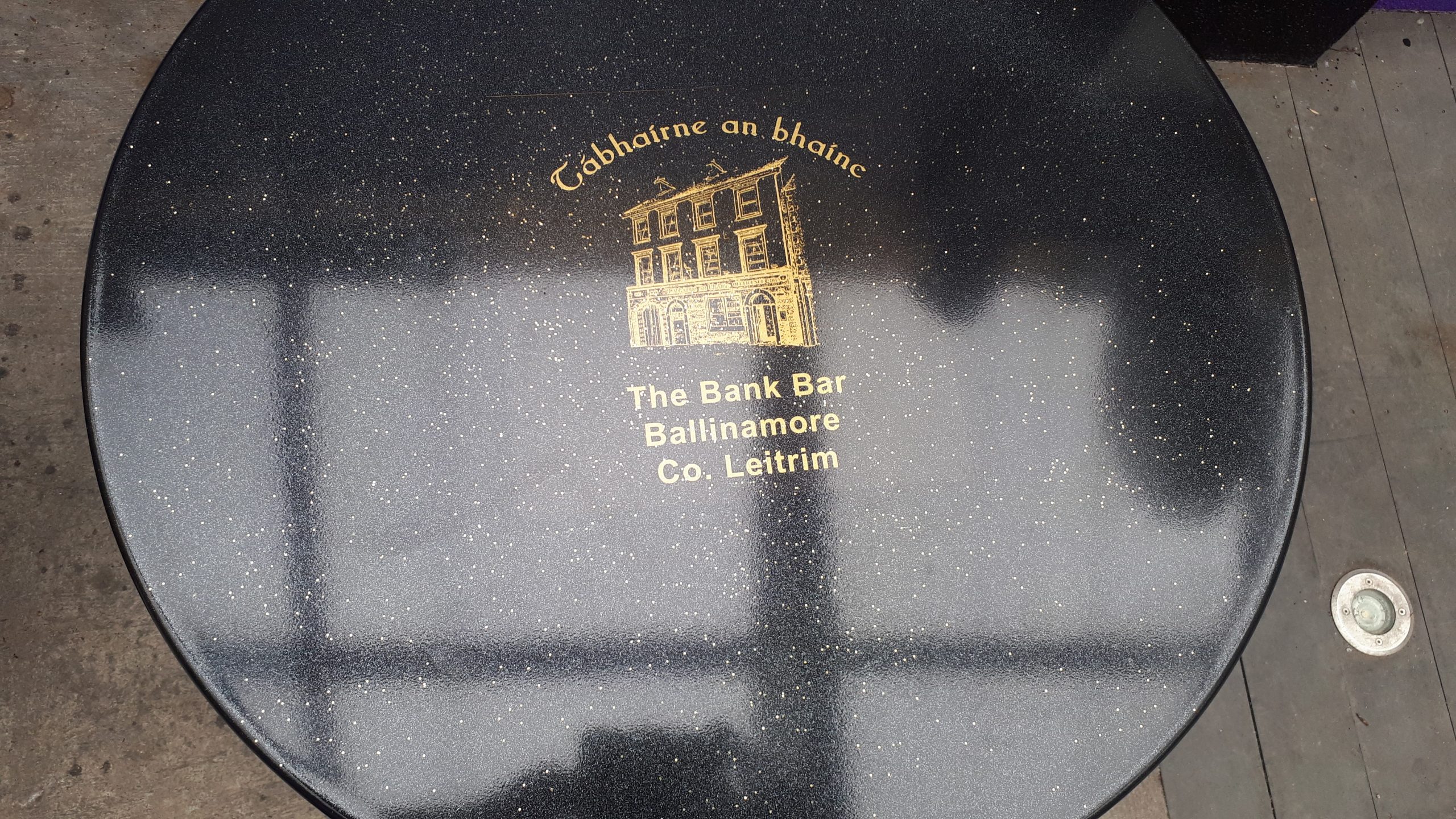 the bank bar leitrim custom metallic epoxy table the bank bar leitrim custom metallic epoxy table